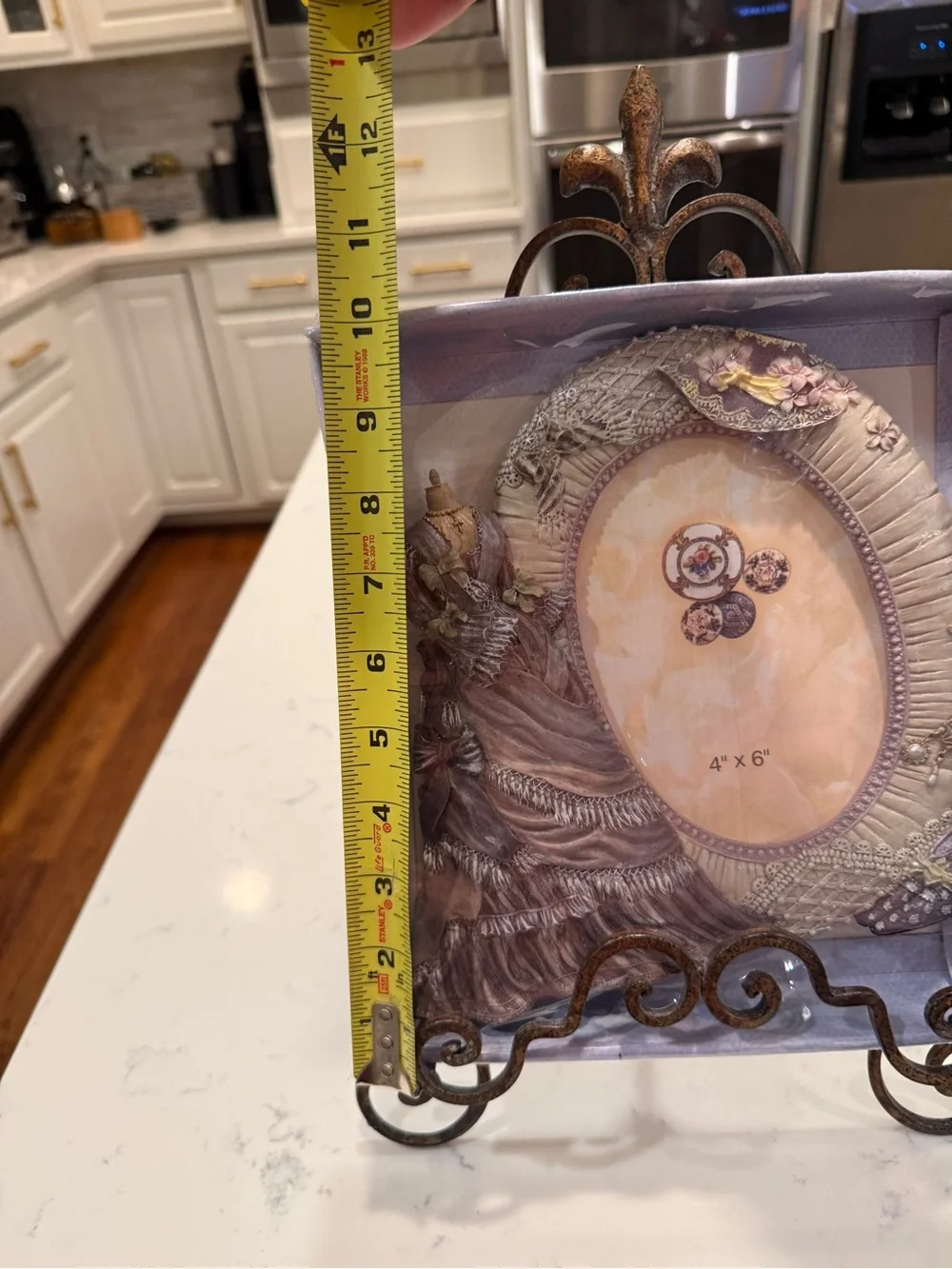 Victorian Lady 4x6 Photo Frame Shabby Chic Resin Picture Frame New in Box